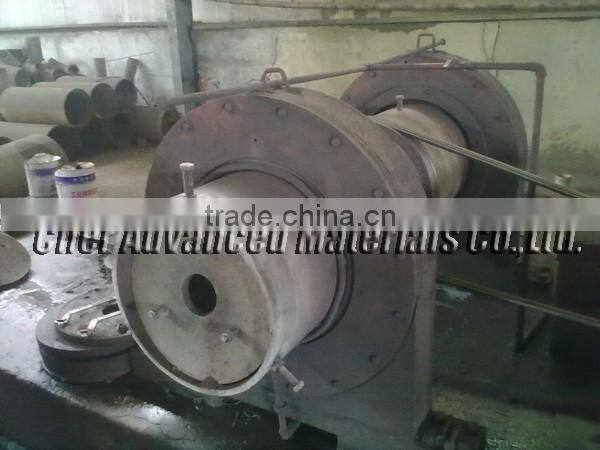 Cast basalt lined steel pipe, cast basalt lined pipe, SHS ceramic steel pipe