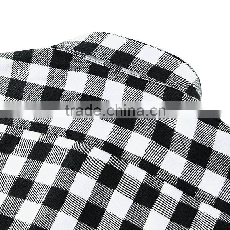 Mens Plaid Shirt Long Sleeve Shirt Heavy Cotton Flannel Shirt