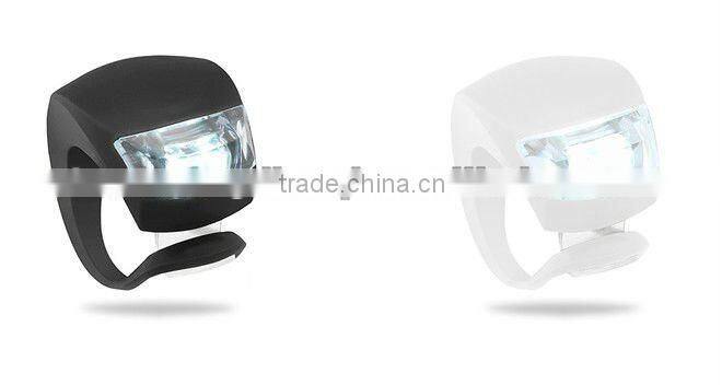 high brightness cycle warning bike light mini silicone led bicycle light