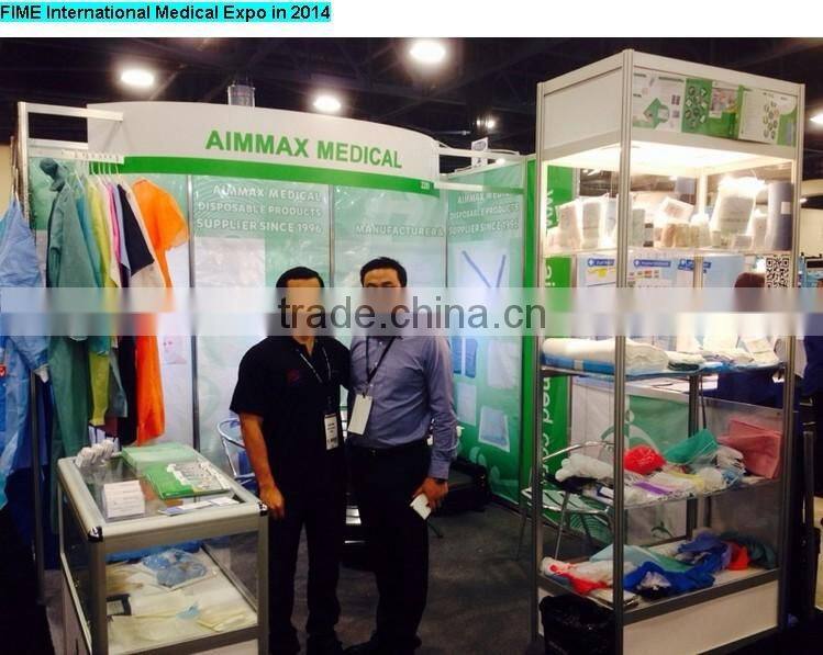 Disposable CPE surgical isolation gown(elasticated cuff/knitted cuff/thumb loop)