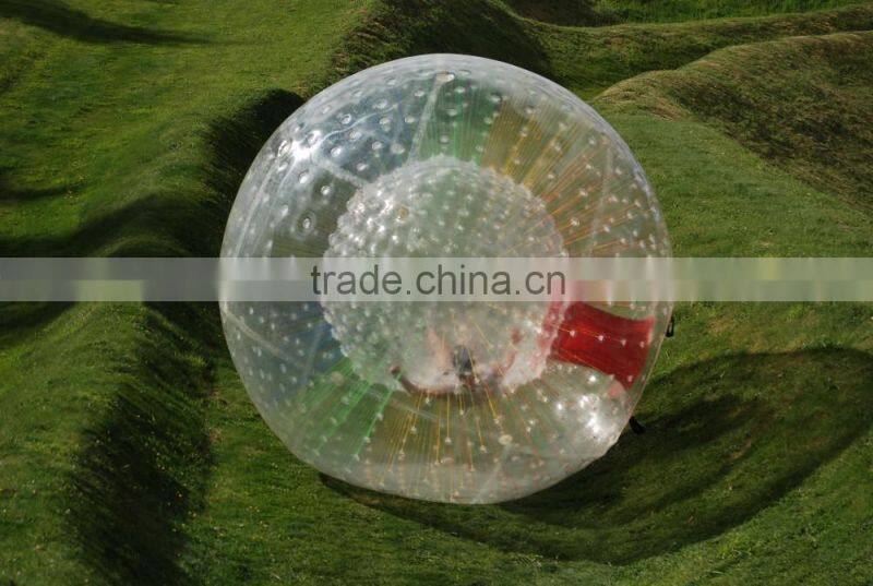 summer water games inflatable rolling ball,zorb ball,hot sale hill balls