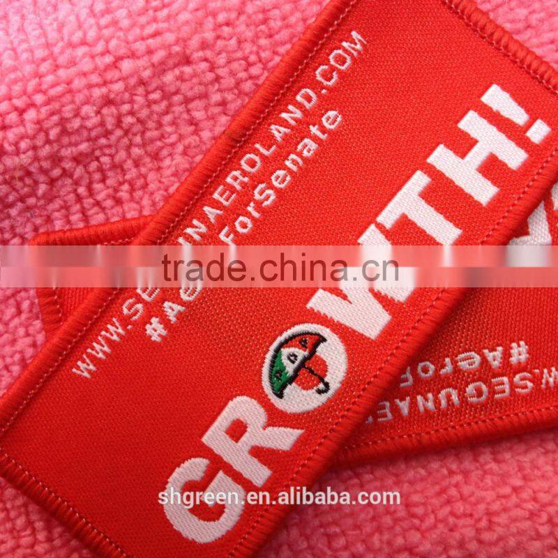 Africa company name woven logo badge