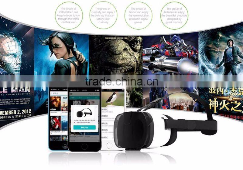3D VR BOX 2ND generation virtual reality glass vr box 2.0 vr box 3d glasses+ BLUETOOTH REMOTE