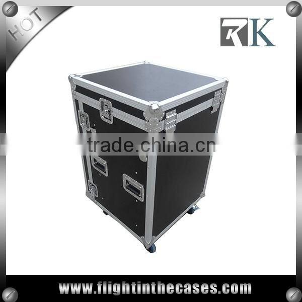 16U High Rolling Drawer Road Box, Flight Case with 5 Drawers