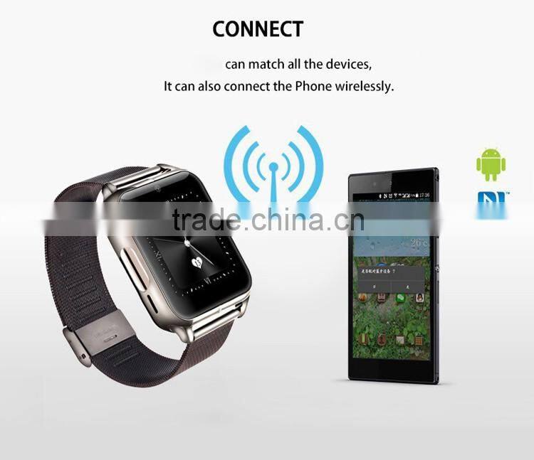 Touch screen gsm android phone calling support smart watch