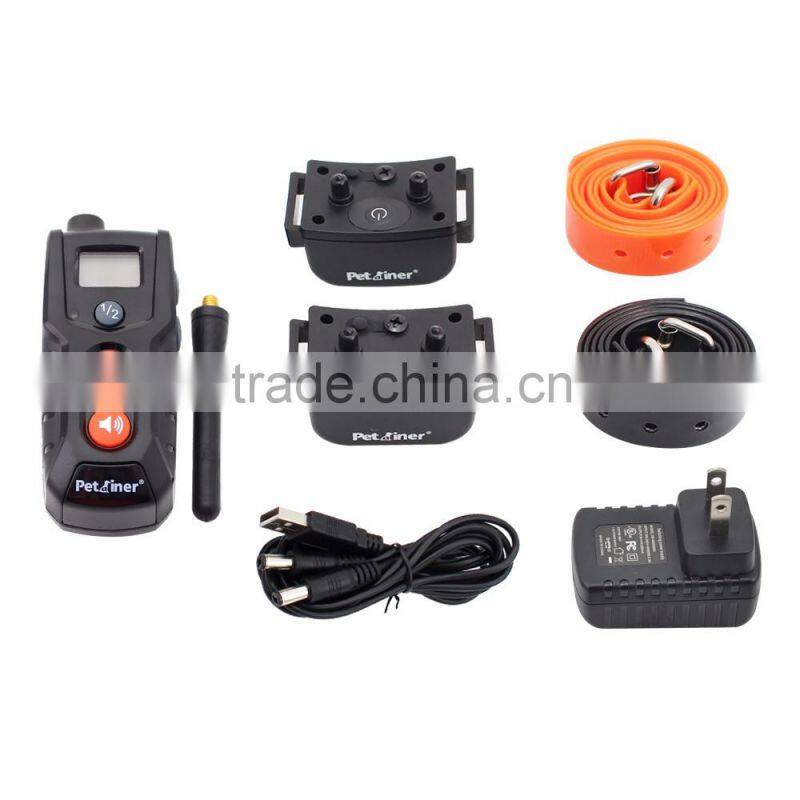 Petrainer PET916N-2 Rechargeable Beep Collar For Small Dogs With 300M Remote