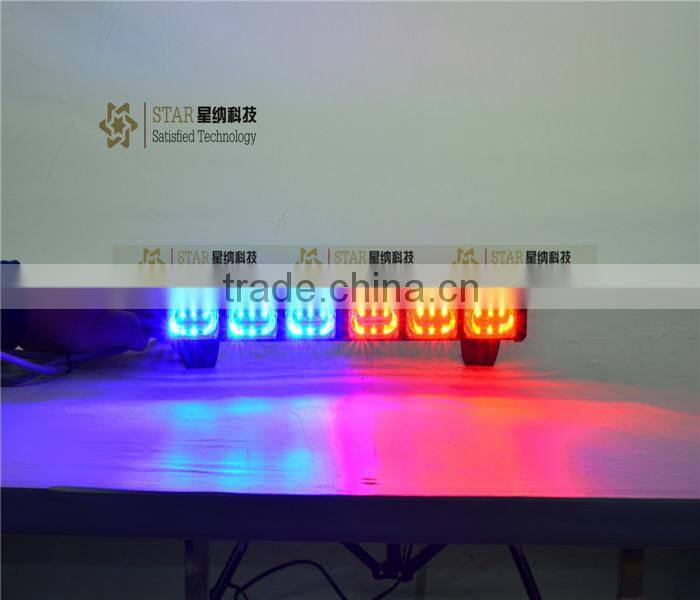 18 led red blue police motorcycle auto led deck strobe light (LED-189-2)