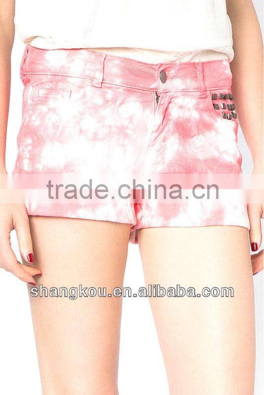 Women Fashion Design Casual Shorts 2014 Fashion Daywear Printed Shorts