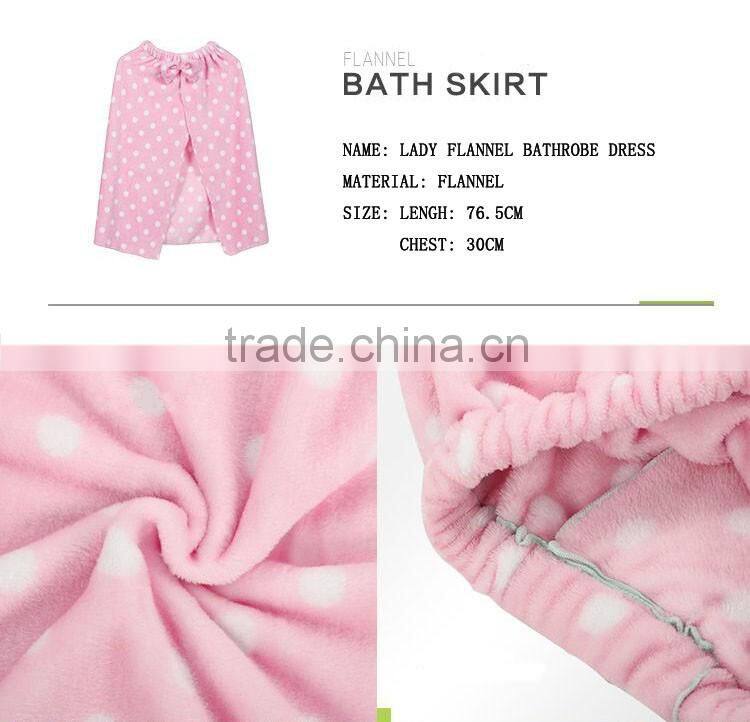 lady blue mature women sexy fleece bathrobe