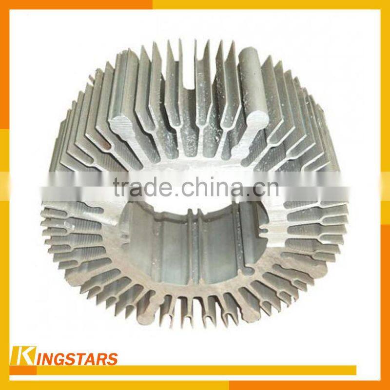Aluminum extrusion LED street light heatsink
