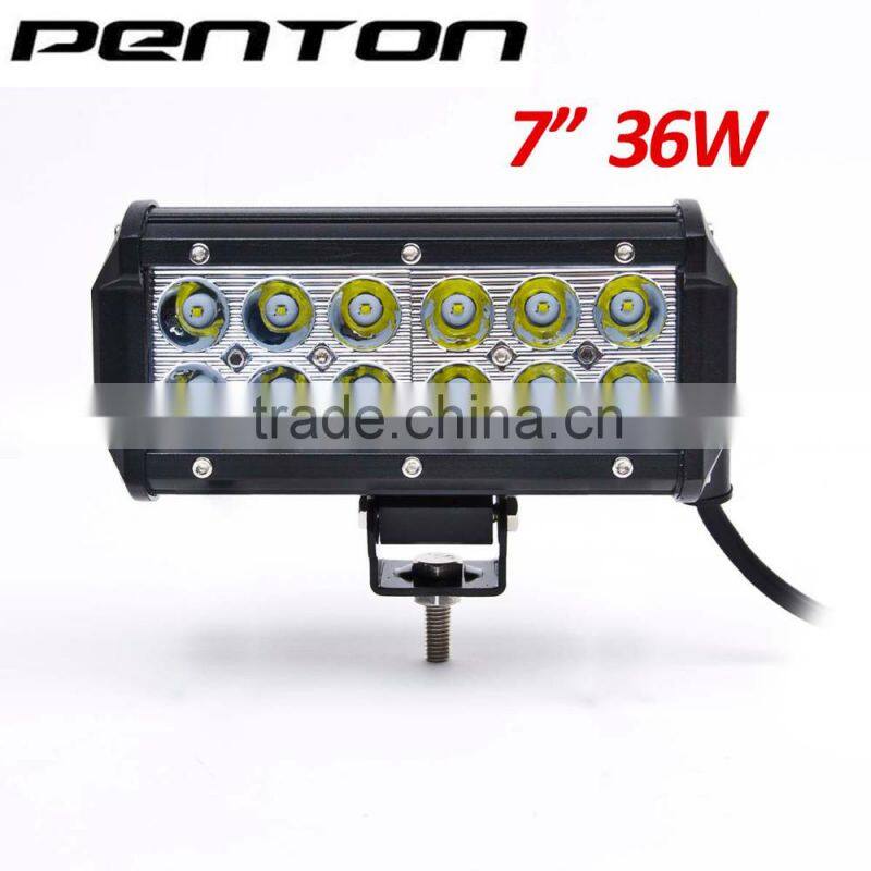 Penton IP67 36W 7" LED Light Bar Spot Beam 2 Row Offroad LED Lighting Bar CE RoHs