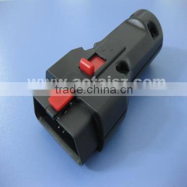 OBDII diagnostic connector enclosure