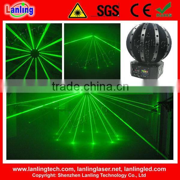 DJ Stage Lighting 72 x 50mW Green Magic Laser Ball