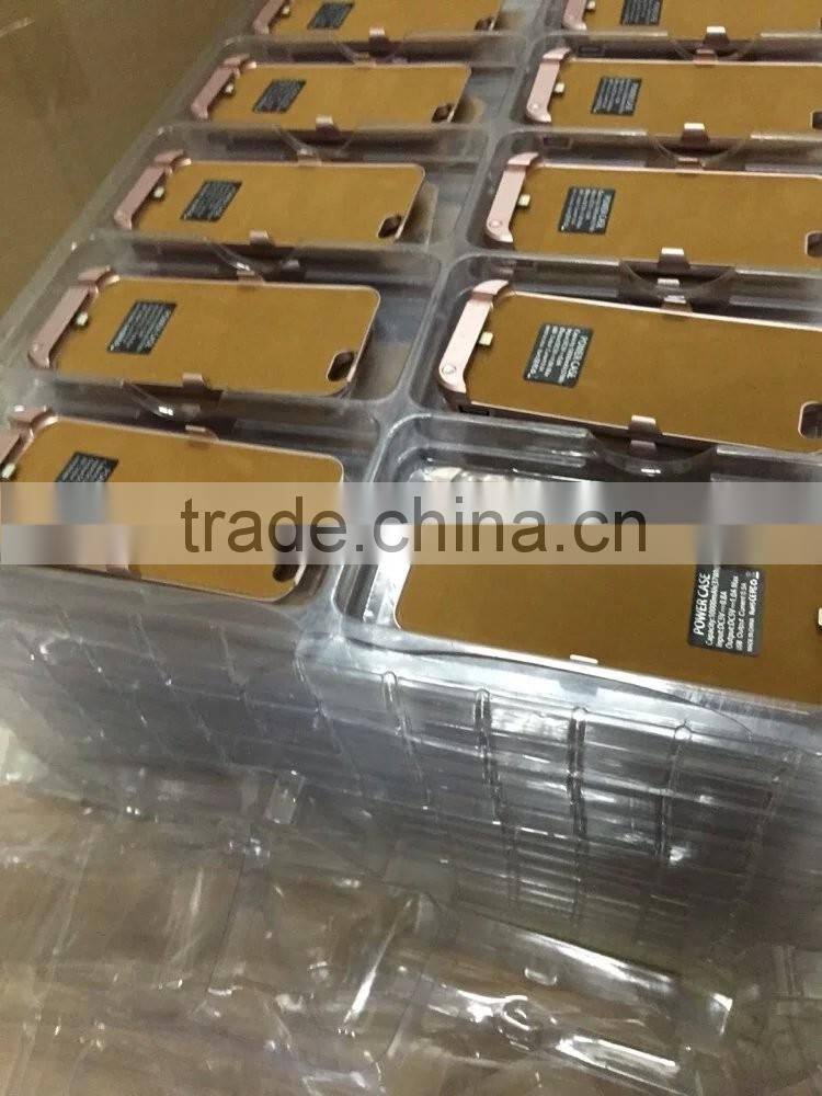 2016 hot selling battery charger for phone case, battery charger case for iphone 6, battery case for iphone