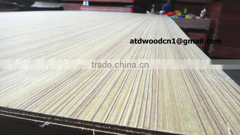 2.4mm fancy mdf straight line teak