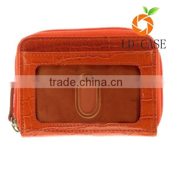 rfid blocking lady crocodile wallet high quality softest leather