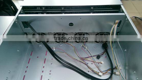 4u server 24 HDD trays rack-mount case for