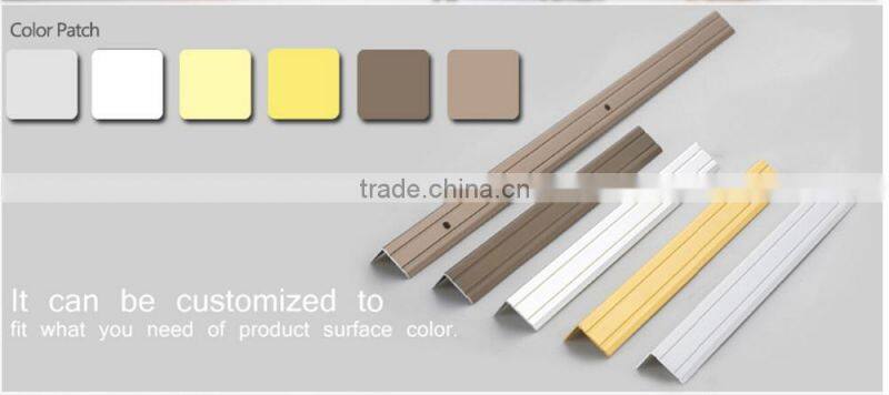 Chromed anodized aluminium 6063 T5 inside metal tile trim corners