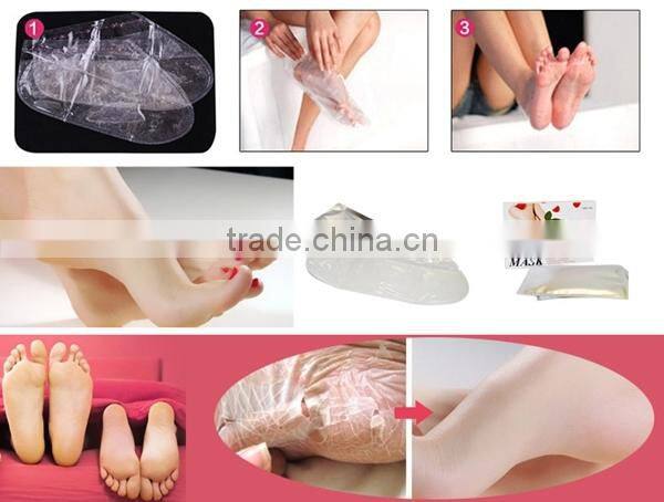 Moisture and exfoliating foot mask