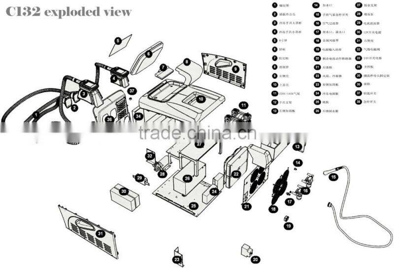 6 lipo pads two cryo handles cryolipolysis/cryotherapy equipment