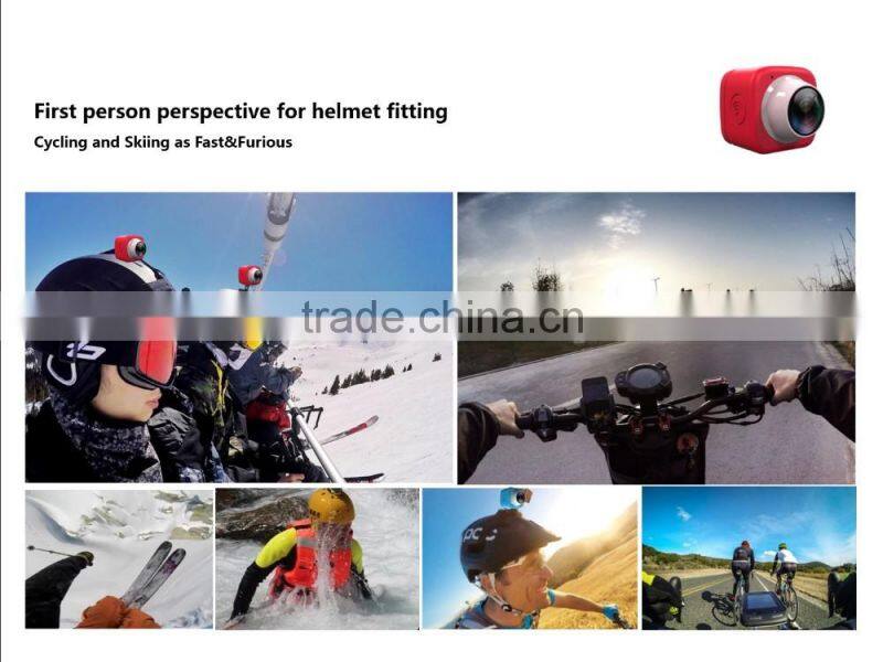 Action Camera Wifi Portable Mini Camcorder Outdoor Sport Wide-Angle Video Camera 360 Camera