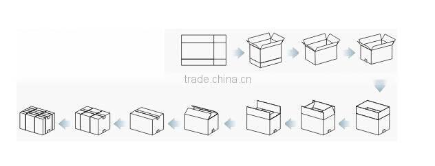 automatic carton strapping machine/paper box binding machine/box strap binding machine