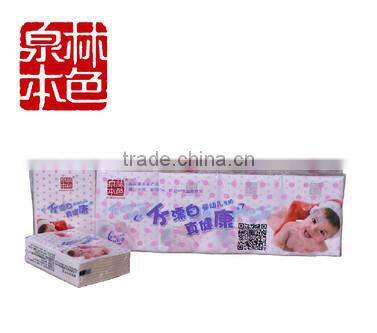 The lovely pocket tissue napkin baby use unbleached pocket tissue handkerchief paper