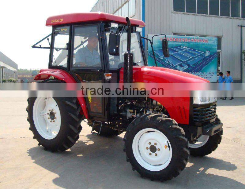Tractor, High quality DQ554 Farm Cabin tractor, wheeled tractor in agriculture, 55HP, 4x4, luxury cabin