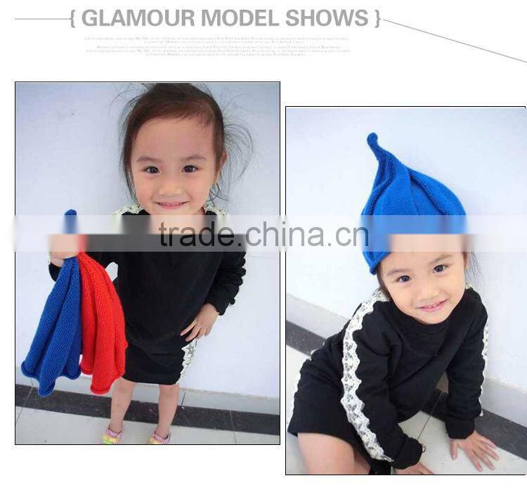 New customized crochet hat children knitted beanie hat
