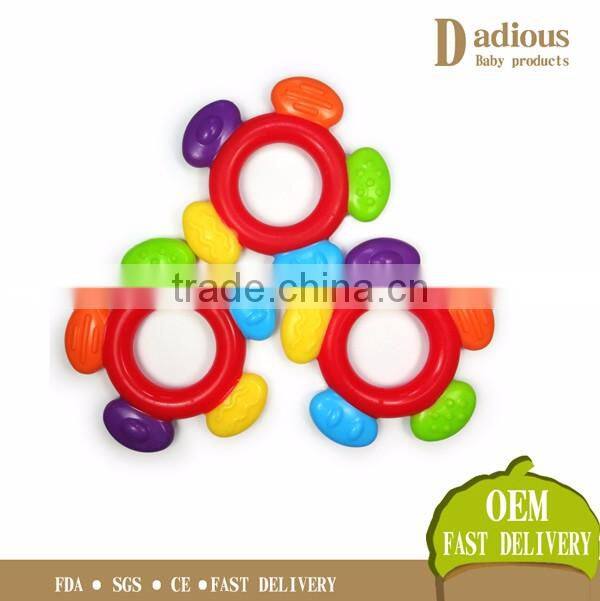 New style non toxic silicone round shape baby teethers BPA free