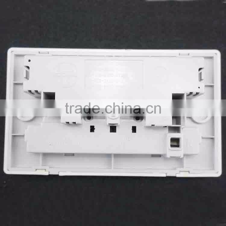 Multi plug wall sockets with dual usb ports made in China usb wall socket