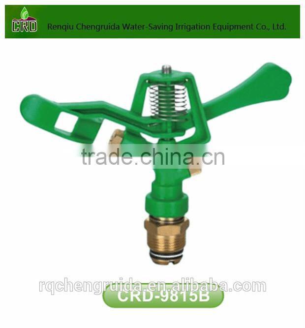 brass nozzle plastic full circle impulse sprinkler