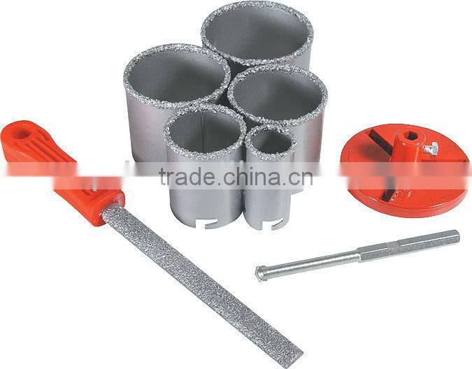8pcs Masonry Hole Saw Kit