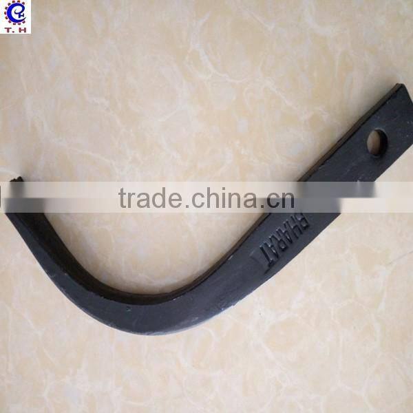 power rotary single hole J type blade