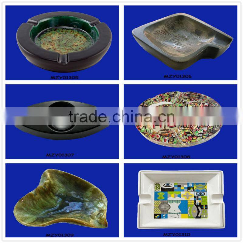 Ceramic Cigar Custom Made Antique Ashtray Stands