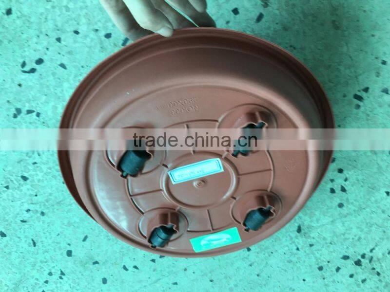3size Outside Round Plastic Plant Pot Tray