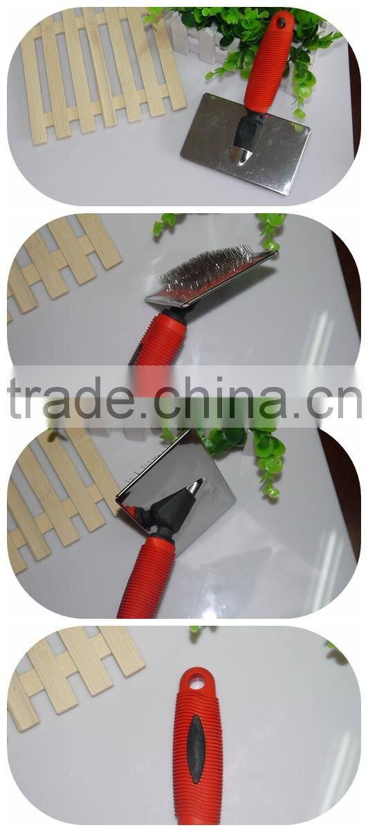 2016 New good pet slicker with soft pins