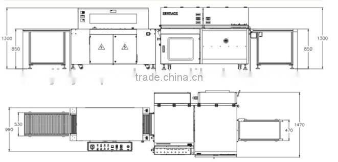 Good quality automatic shrink wrapping machine