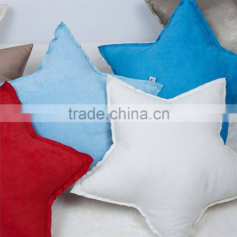 Cute star shape decoration soft cotton kids play sleeping home bolster