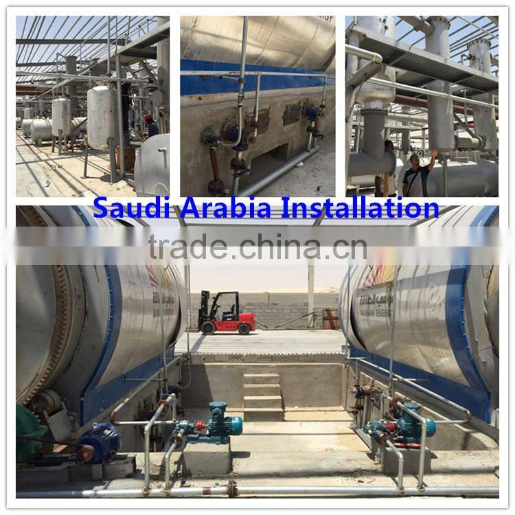 Latest Design Fully Automatic Waste Tyre Pyrolysis Carbon Black Granule Machine