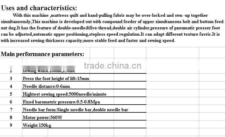 China factory High speed Straight Button Holing Industrial Sewing Machine