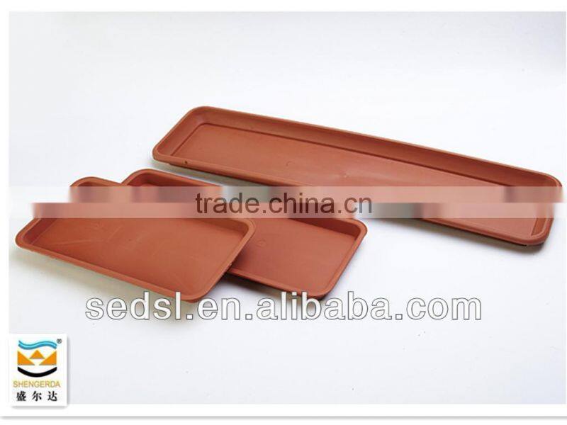 Different specifications terracotta round plastic flower pot saucers