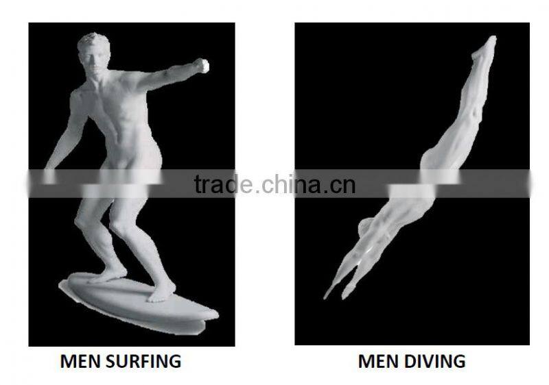 muscled biker sport mannequin display on sale