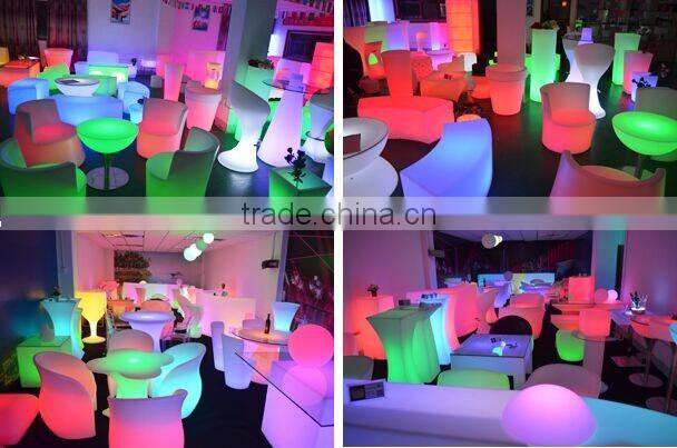 DMX Music Control Waterproof Light Up Cocktail Table