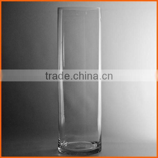 Hot selling clear round glass candle tube