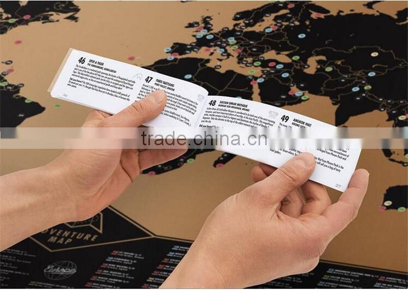 CT-748 Black Adventure Map Fun World Edition map Adventure Travel Map