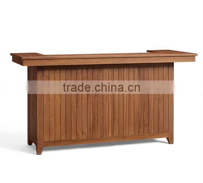 Home kitchen outdoor storage modern wood bar counter cabinet with bar stools