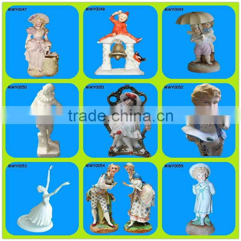 Curly Hair Boy Porcelain Chopsticks Holder