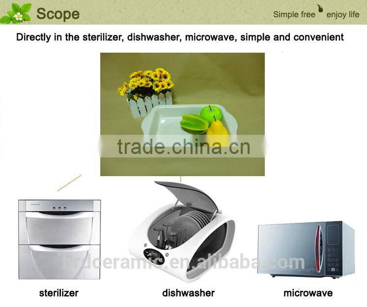 2014 Hot Sale colored daily use porcelain ceramic cake bakeware