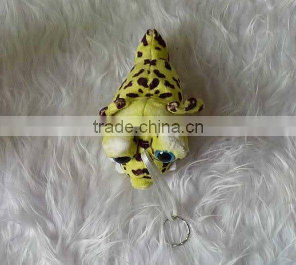 Puffer shaped plush pendant